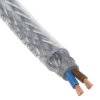 Kabel sterowniczy SY 2 rdzeniowy , Ekranowany, izolacja Polichlorek winylu PVC, D 9.9mm , 50m