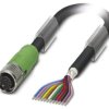 Przewód czujnik-siłownik ze złączem Złącze M12 długość 5m Rodzaj A Żeńskie