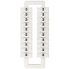 Oznacznik do złączek (EURO) 2,5-70mm2 /S/ biały 43192/1 blister=20 szt/