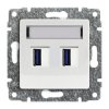 VENA Ładowarka USB podwójna 2x 5V 2A USB 510257