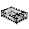 Transparent acrylic enclosure for Raspberry Pi 5 from Waveshare