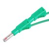 Przewód pomiarowy PPS450-GN 1m 2x Banan, Zielony bezp.4mm 19A Cat II 60
