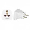 Adapter podróżny - World to EU, 230V/13A, biały ,TA-2