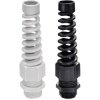 Wiska 10061873 SKVS 11 Black Plastic Cable Gland, Bend Protection