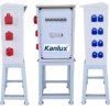 Rozdzielnica budowlana na stojaku (8X2P+Z, 2X16A/5P, 1X32A/5P) RB40x60-K40-00128Z-P0-KANLUX