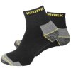 L+D 25773-43-46 Work Socks Short 3 Pairs Padded Sweat-Absorbent