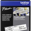 Taśma do nadruku Brother FLE2511, Kolor taśmy: biały / Kolor nadruku: czarny Brother FLE2511, Kolor taśmy: biały / Kolor