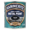 Hammerite 5092829 Direct to Rust Satin Finish Metal Paint Black 750ml