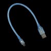Opencircuit Mini USB cable 100cm blue - 30AWG