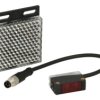 Czujnik; fotoelektryczny; PTE-RM2AP-WT; PNP; NO; refleksyjny (z lustrem); 50÷2000mm; 10÷30V; DC; 100mA; cylindryczny plastikowy;