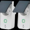 Switchable WLAN socket outlet, outdoor, power measurement, 2 pie