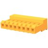 Socket housing, 8 pole, pitch 3.96 mm, straight, orange, 3-640426-8