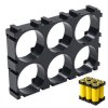 Plastikowa obudowa 2x3 do pakietowania akumulatorów Li-Ion 18650 - na 6 szt.