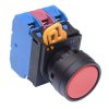YW1B-A1E21R Red 22mm Maintained Push Button Switch 2NO-1NC IP65 IDEC