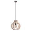 Lampa Wisząca Nowoczesna Drewno 1Xe27 Bento Natural