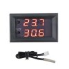 Termostat W2, zakres -50 do 110°C, zasilanie 12 V, wyświetlacz czerwony