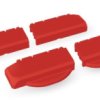 Hinge, PC, (L x W x H) 100 x 27 x 48.3 mm, red, for B 233012/B 273612, 96910000