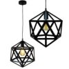 Lampa Wisząca Geometryczna Il Mio Denmark 1Xe27 Czarna - Goldlux