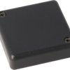 ABS miniature enclosure, (L x W x H) 50 x 50 x 15 mm, black (RAL 9005), IP54, 1551SBK