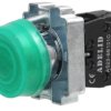 Przycisk sterowniczy zielony 1xNO 10A IP66 metal AS22-BP31