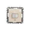 Czujnik ruchu 160 st. (10A), beżowy, Sedna Design i Elements SDD112504