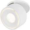 Paulmann 93372 Spircle LED Recessed Light 8W White 90° Swivel 38° Beam
