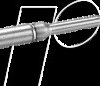 0452FDLF125/SB ERSADUR desoldering tip, for CHIP TOOL desoldering tweezers (045