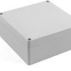 ABS enclosure, (L x W x H) 140 x 140 x 60 mm, light gray (RAL 7035), IP66, 1554QGY