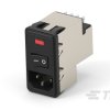 Filtr wejściowy złącza IEC1 10A TE Connectivity Zatrzask