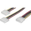 Digitus AK-430400-002-M Internal Y-power Supply Cable 0.20m IDE to 2x IDE 4-pin