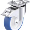 Blickle 936392 LK-POTHS 125KA-1-FI Rolka obrotowa z blachy stalowej Średnica koła: 125 mm Maksymalne obciążenie: 275 kg