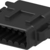 Socket housing, black, 12 poles, DTM06-12SB