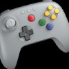 RET00905 8BitDo 64 Bluetooth Controller, classic grey