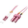 LINDY 46362 Fibreglass FO Cable 3.00 m Multimode OM4
