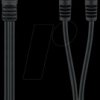 50464 3.5-mm 3-pin jack plug to 2x socket