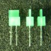 LED 1 x 5mm green stackable