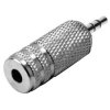 TruComponents 200728 Adapter Jack plug 2.5mm - Jack socket 3.5mm Stereo Pins:3