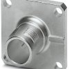 Flange enclosure, 25 x 25 mm for M12-connector, 1419959