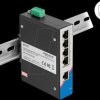 80162 Industrial Gigabit Ethernet Switch 5 Port RJ45 for DIN rail