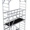 Krause 942135 FahrGerüst aluminium Składana rama mobilne, składany Maksymalna wysokość robocza: 5.80 m srebrny 127 kg