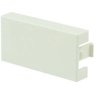 Zaślepka modułu 1M 22,5x45 biała Mediabox