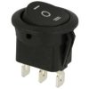 Przełącznik; klawiszowy (kołyskowy); 020-103041BB; ON-OFF-ON; 1 tor; czarny; bez podświetlenia; bistabilny; konektory 4,8x0,8mm;