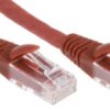 Kabel kategorii 6, Czerwony, Wtyk RJ45/męski RJ45dł.: 2m, mat. koszulki: LSZH