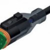 Connection cable, socket, 3 pole, straight to openend, 2m