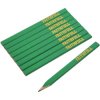 Faithfull FAICPG10FSC FSC Carpenter's Pencils - Green / Hard (Pack 10)