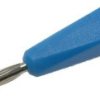 BAN20-WLB Wtyk bananowy lutowany na kabel - standard 2.0mm niebieski