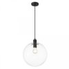 Lampa wisząca Puerto czarna 1xE27 Light Prestige