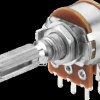 VRA-100S50 MONACOR stereo potentiometer, 50 kOhm, log.