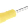 Końcówka pinowa, FVPC, 1.2mm średnica, 10mm długość, Żółty, 22AWG - 26AWG