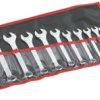 Zestaw kluczy płasko-oczkowych Klucze kombinowane SAM 8 → 22 mm 12 szt. Stal chromowo-wanadowa